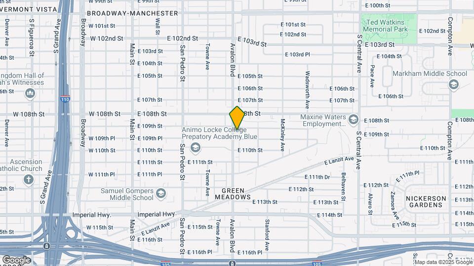 10910 S Avalon Blvd Map and Location Details