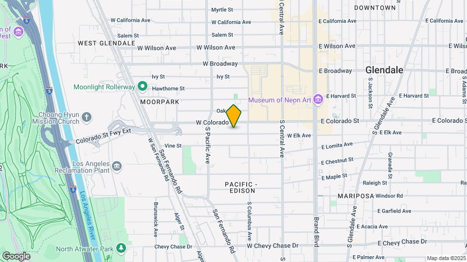 429 W Elk Ave Map and Location Details