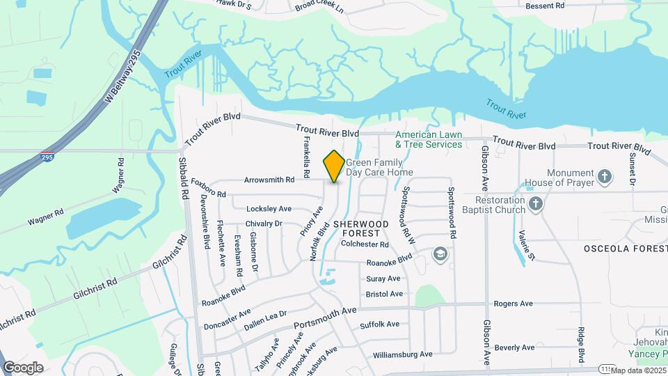 9816 Norfolk Blvd Map and Location Details