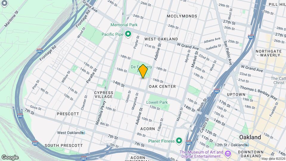 1516 Magnolia St Map and Location Details