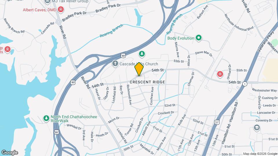 912 54th St Map and Location Details