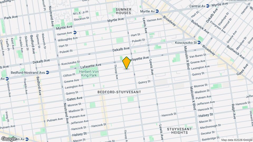 695 Greene Ave Mapa y Detalles de la Ubicación