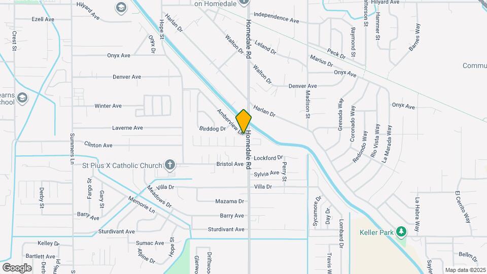 3916 Homedale Rd Map and Location Details