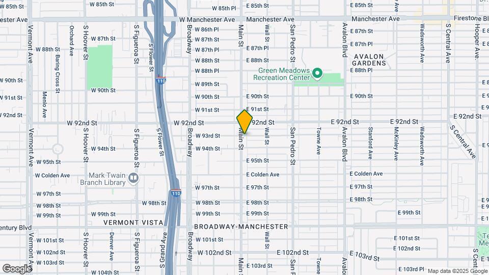 9300 S Main St Map and Location Details
