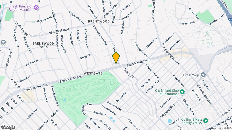 12115 San Vicente Blvd Map and Location Details