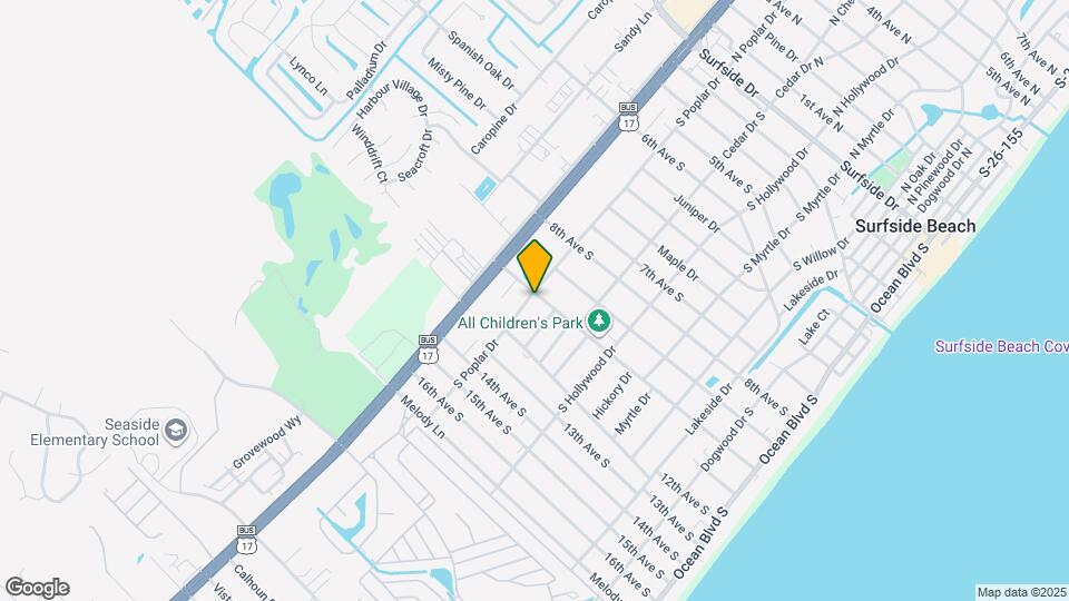 1011 S Poplar Dr Map and Location Details