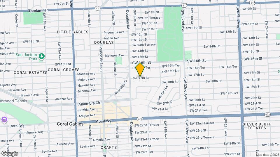 3616 SW 17th St Map and Location Details