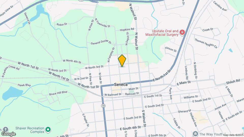 304 N Townville St Map and Location Details