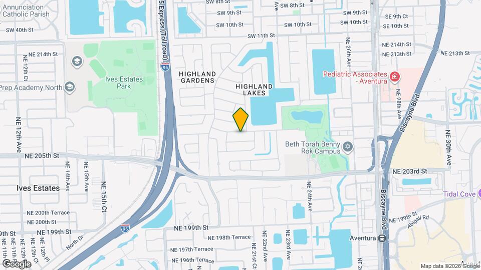 2120 NE 207th St Map and Location Details