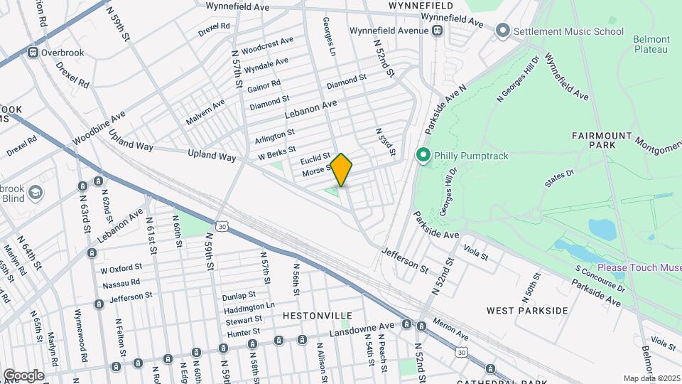 1834 N 54th St Map and Location Details