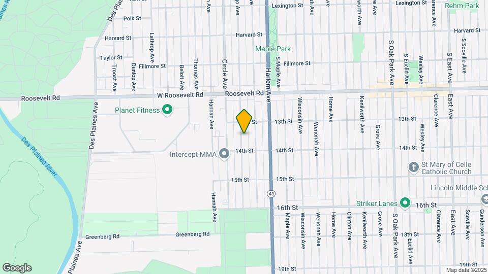 1324 Marengo Ave Map and Location Details