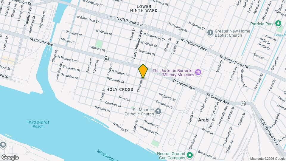 5800 N Rampart St, Unit 1 Map and Location Details