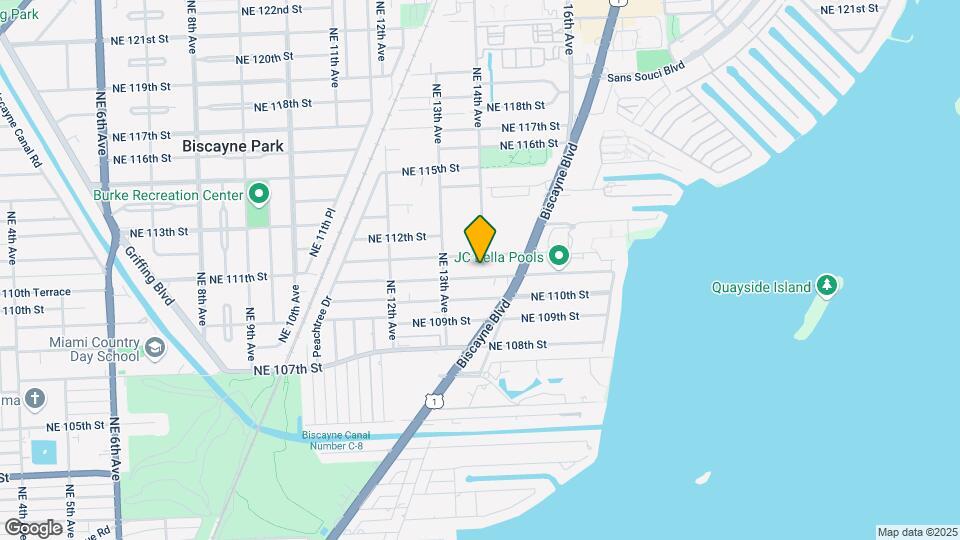 1387 NE 110th Ter Mapa y Detalles de la Ubicación