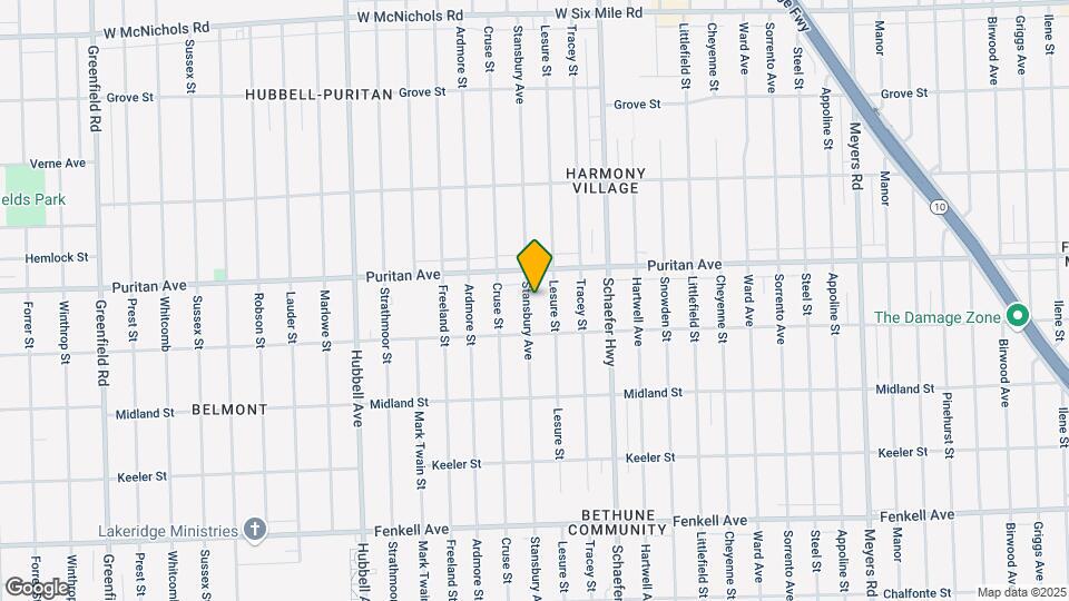 15862 Stansbury Ave Map and Location Details