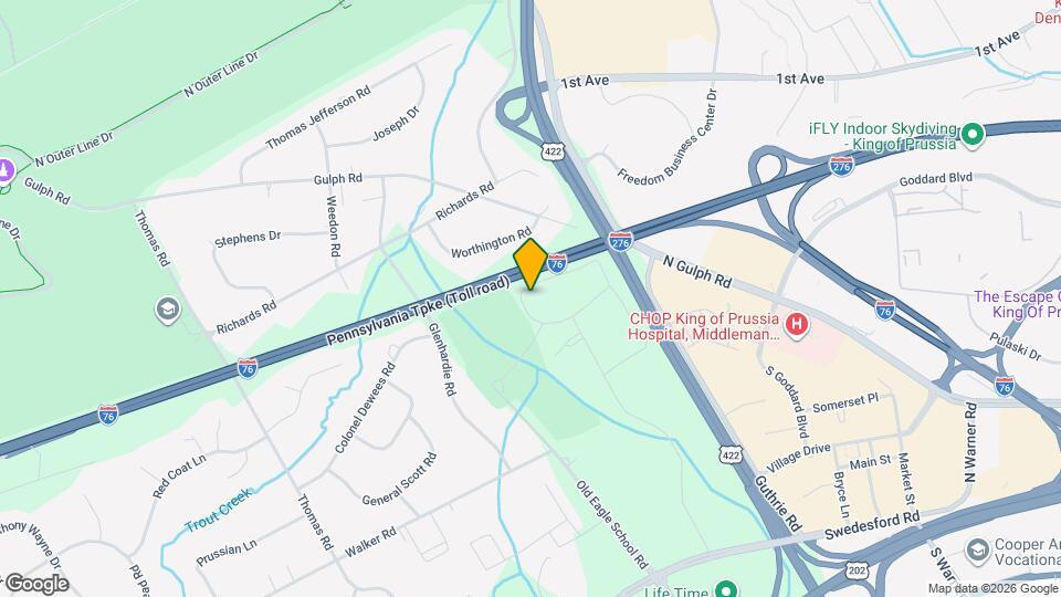 310 Drummers Ln Map and Location Details