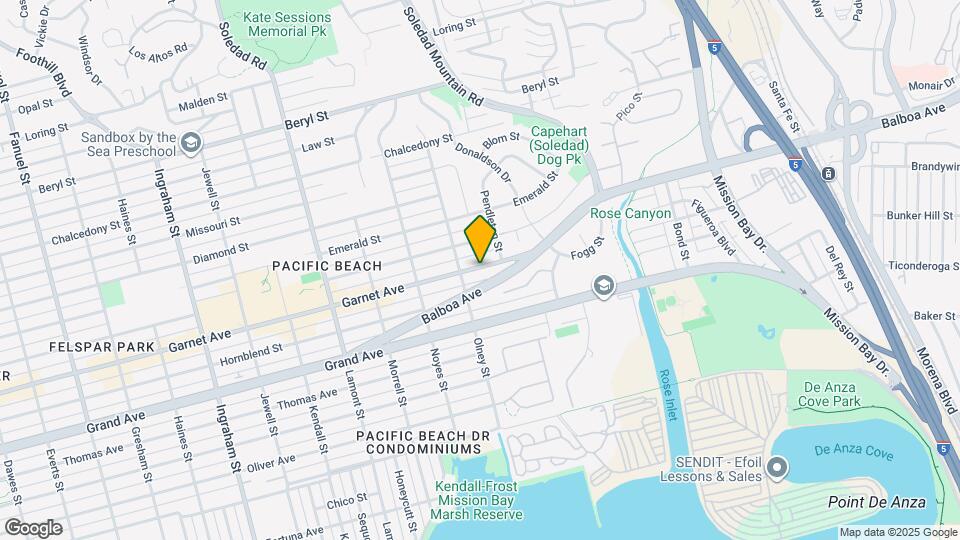 2245 Garnet Ave Map and Location Details