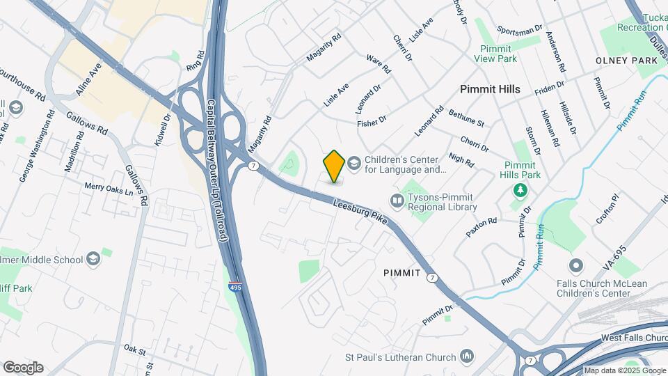 2070 Tysons Ridgeline Rd Map and Location Details