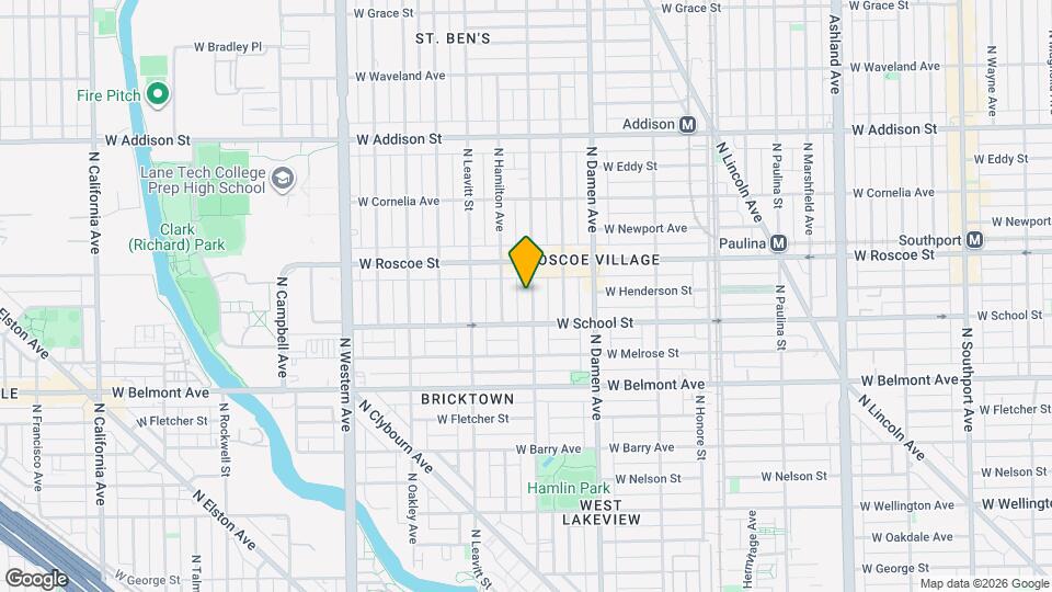 3324 N Hoyne Ave, Unit 1 Mapa y Detalles de la Ubicación