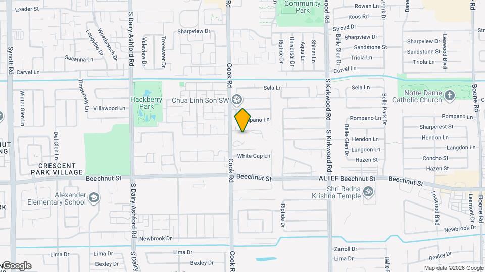 7921 Cook Rd Map and Location Details