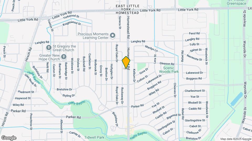 10407 Homestead Rd Map and Location Details