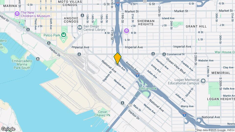 1703 Logan Ave Mapa y Detalles de la Ubicación