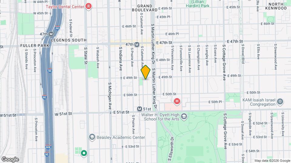 4911 S Calumet Ave Map and Location Details