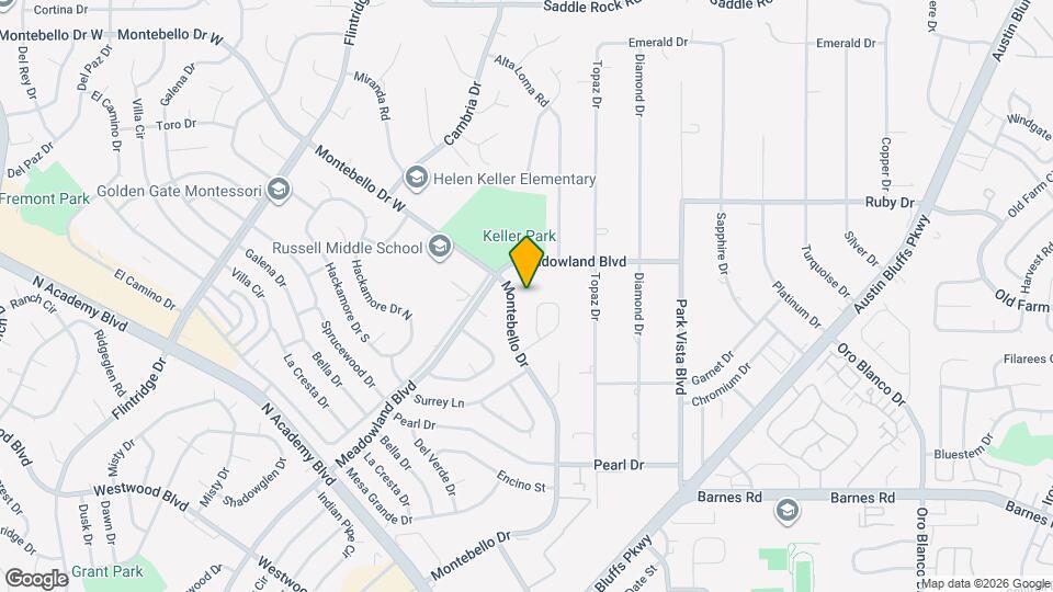 4935 Montebello Dr Map and Location Details
