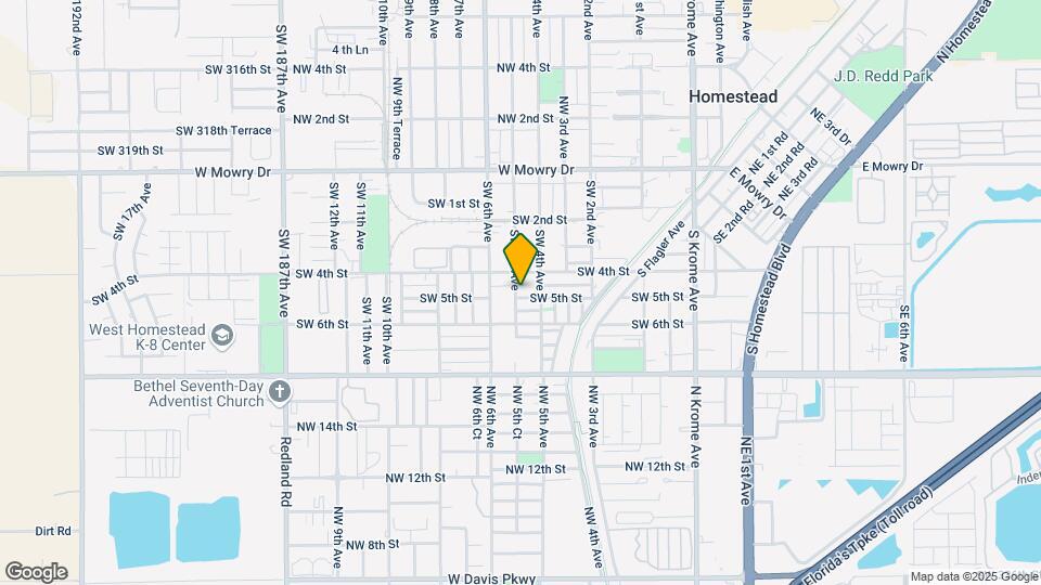 495 SW 5th Ave Mapa y Detalles de la Ubicación