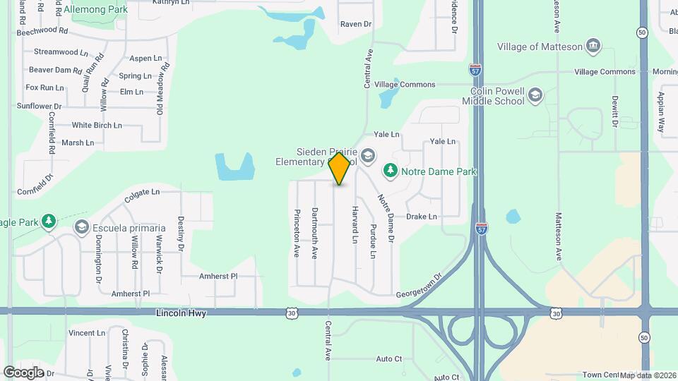 805 Central Ave Map and Location Details