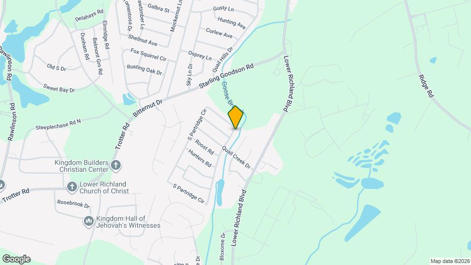 2222 S Partridge Cir Mapa y Detalles de la Ubicación