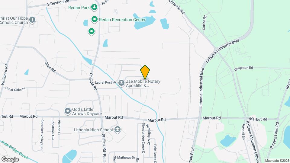 6454 Eastbriar Dr Map and Location Details