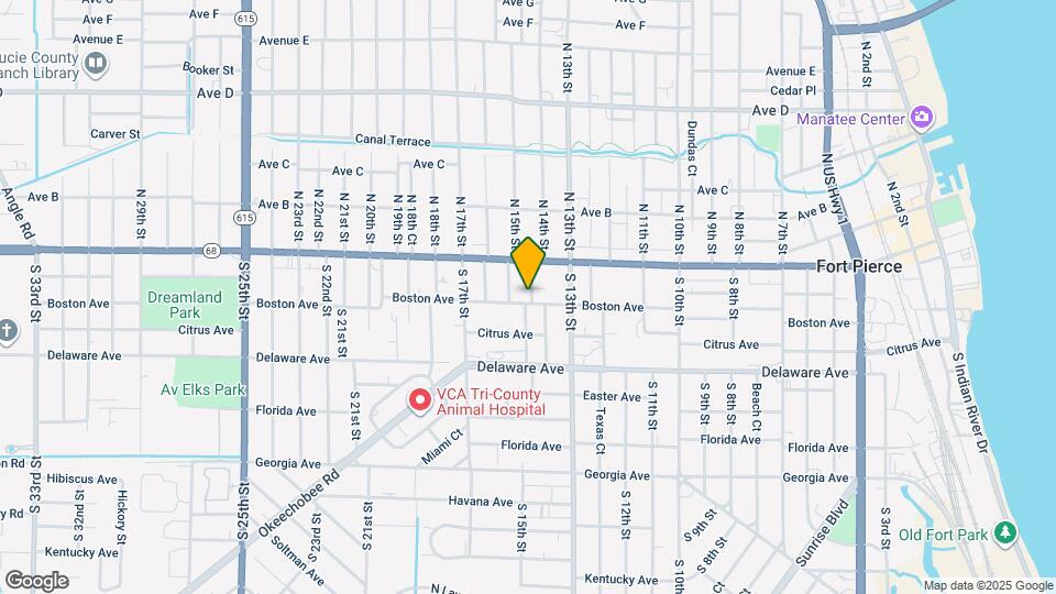 1402 Boston Ave Map and Location Details