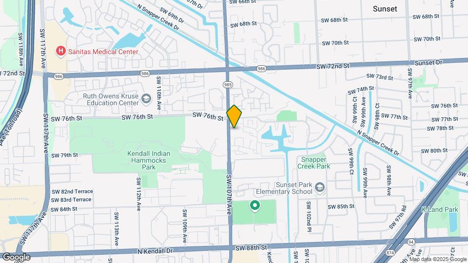 10688 SW 76th Terrace Map and Location Details