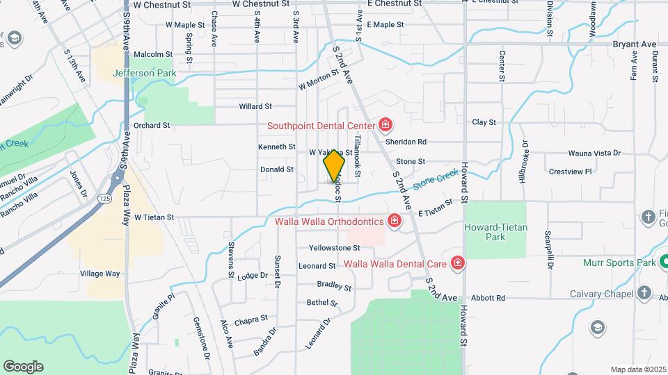 1404 Modoc St Map and Location Details