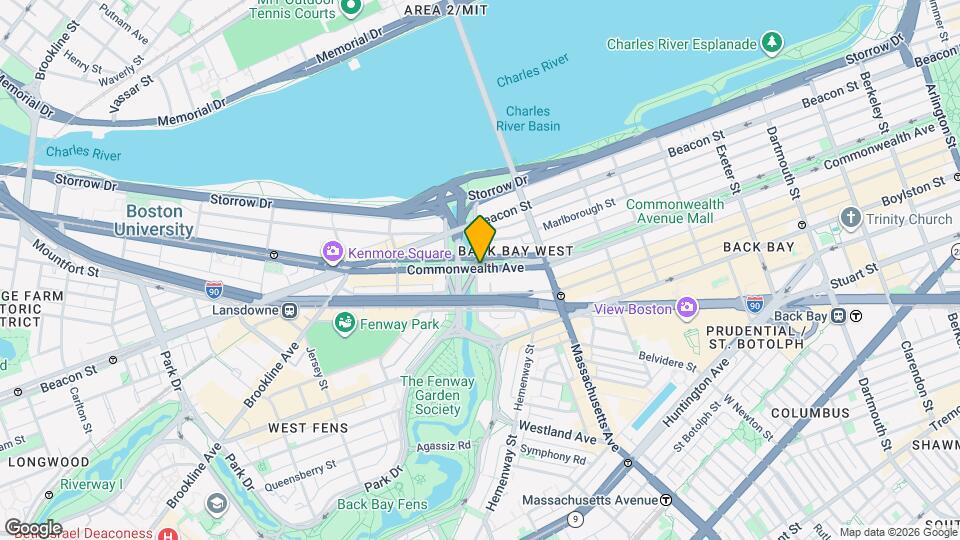 418 Commonwealth Ave, Unit 1002 Mapa y Detalles de la Ubicación