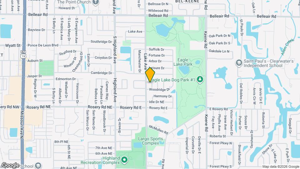 1824 Chateau Dr W Map and Location Details