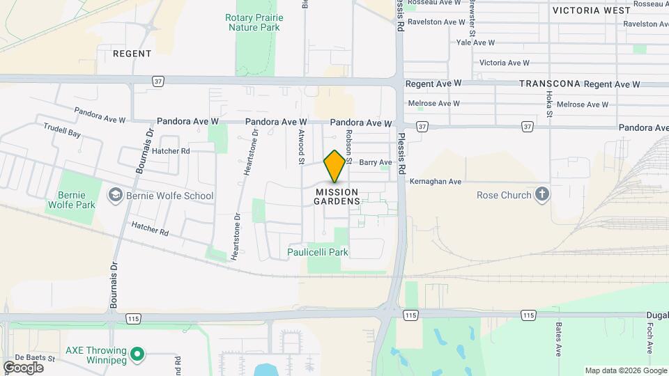 868 Kernaghan Ave Map and Location Details