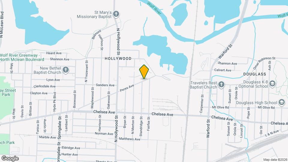 2563 Peres Ave Mapa y Detalles de la Ubicación