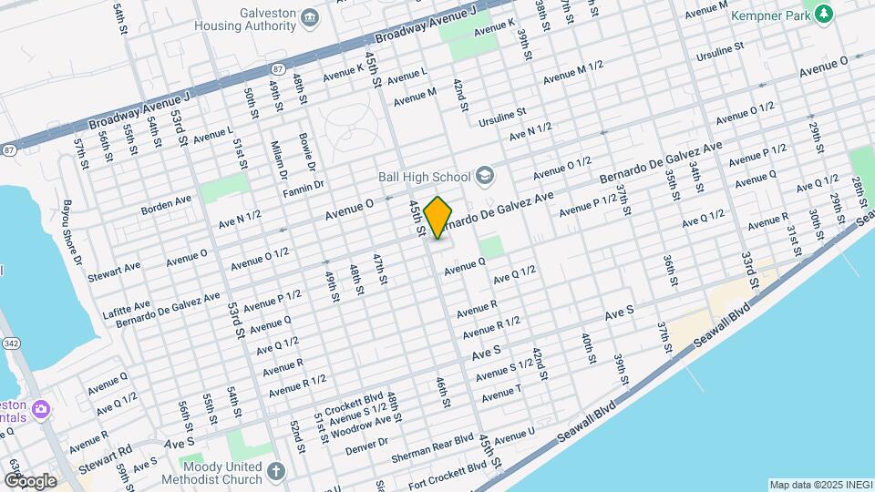 4418 Avenue P 1/2 Map and Location Details
