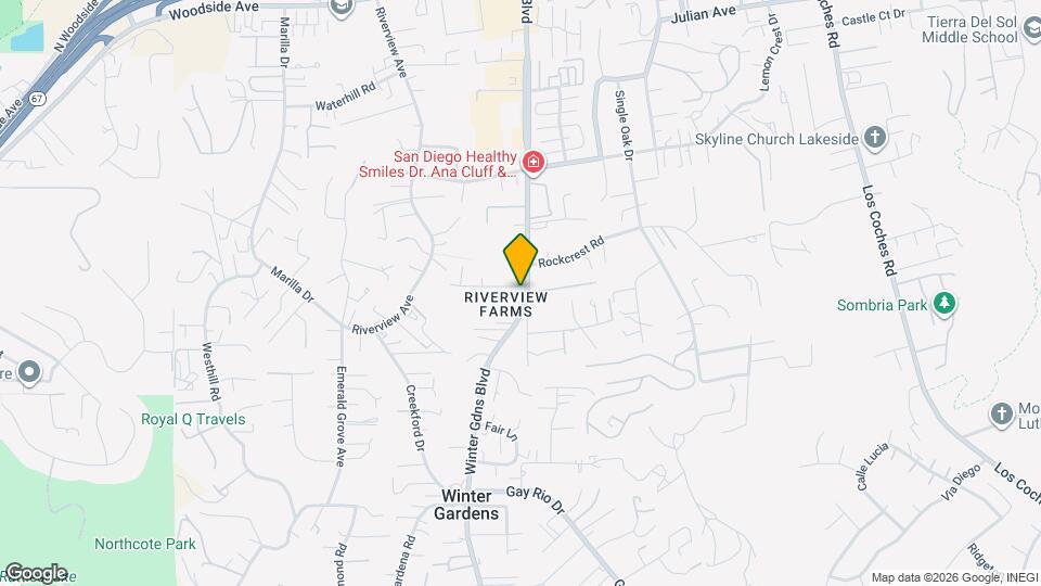 9236 Winter Gardens Blvd Map and Location Details