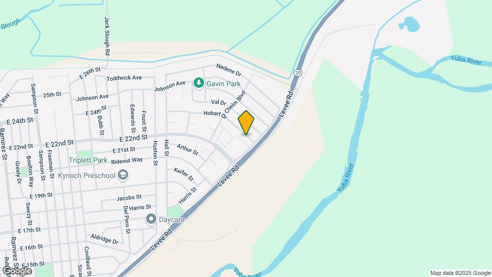 1364 Hobart Dr, Unit #A Mapa y Detalles de la Ubicación
