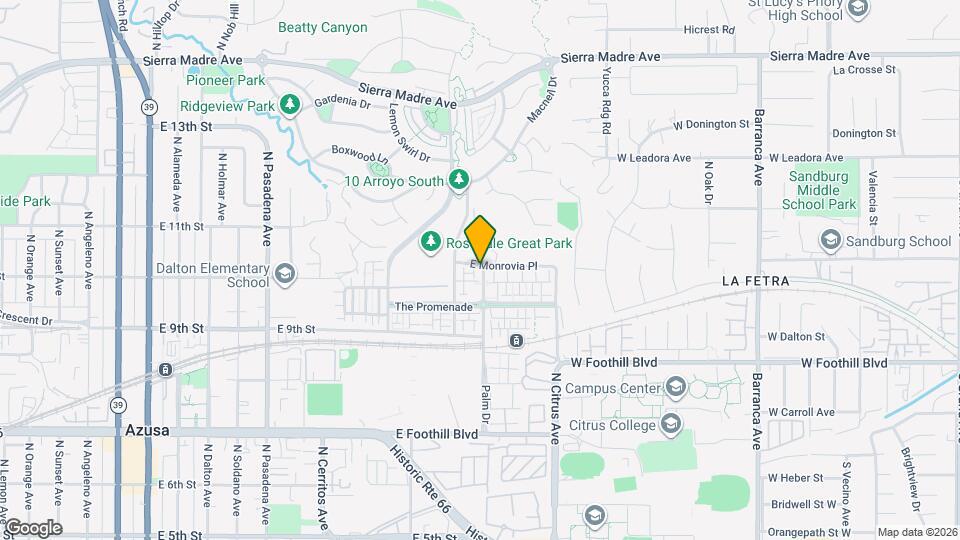 982 Sweetbriar Ln, Unit #B Map and Location Details