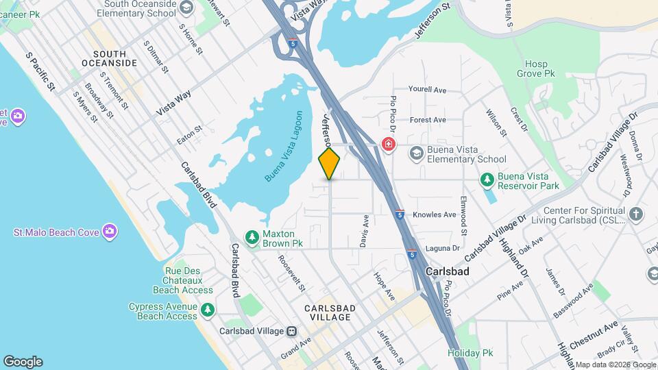 2525 Jefferson St Map and Location Details