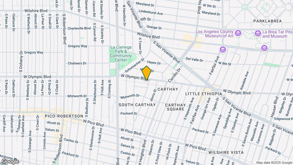 6500 W Olympic Blvd Map and Location Details