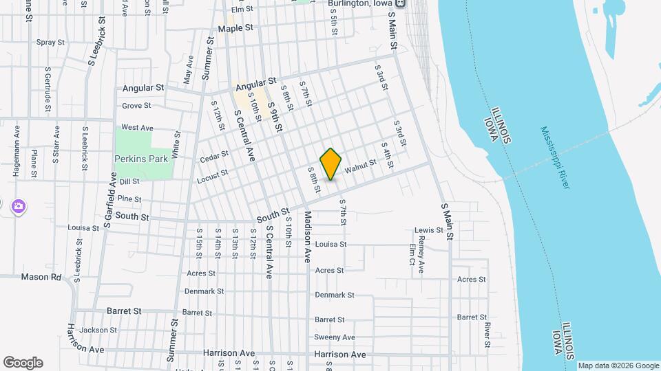 1111 S 7th St Map and Location Details