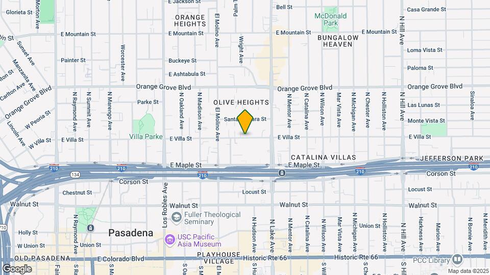 761 E Villa St Map and Location Details