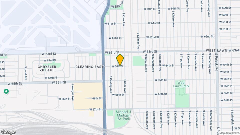 6403 S Kilpatrick Ave Map and Location Details