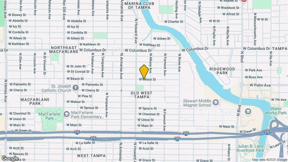 2124 W Beach St Map and Location Details