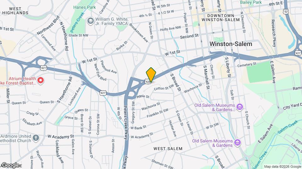 845 Salem Pointe Ln Map and Location Details