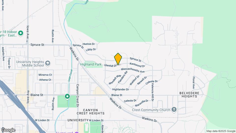 568 Glenhill Dr Map and Location Details